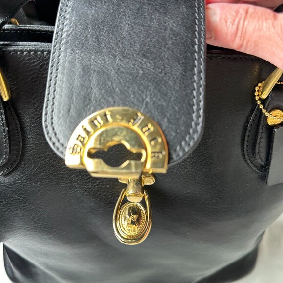 NEW Black Genuine Leather Shoulder Bag - Picture 3 of 12